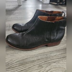 Kork-Ease Velma black full grain leather boots